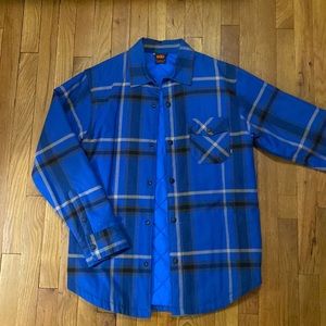 Nike Mens Flannel Jacket - Small - Blue